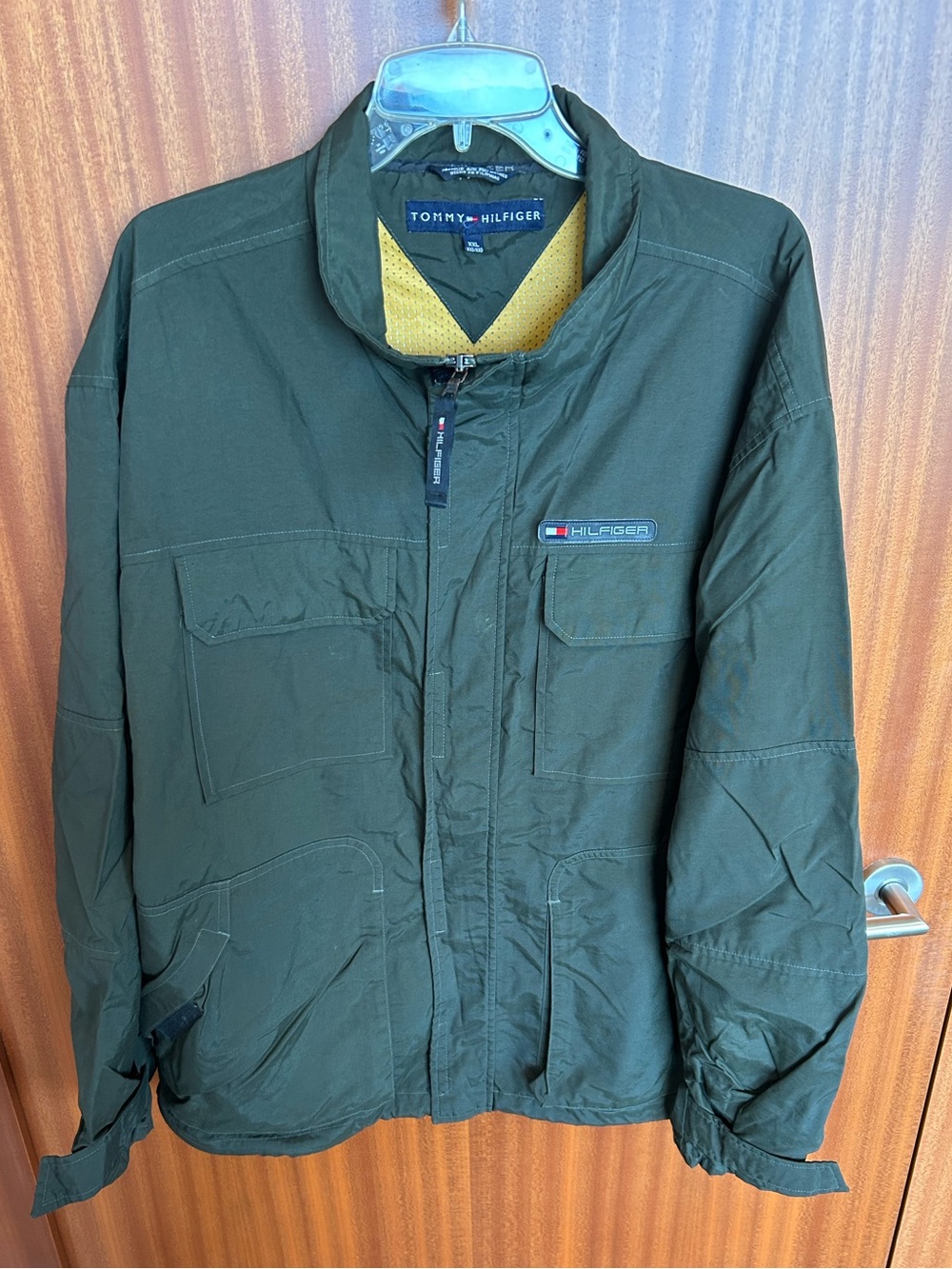 Tommy Hilfiger Men's Dark Olive Green Military Field Jacket